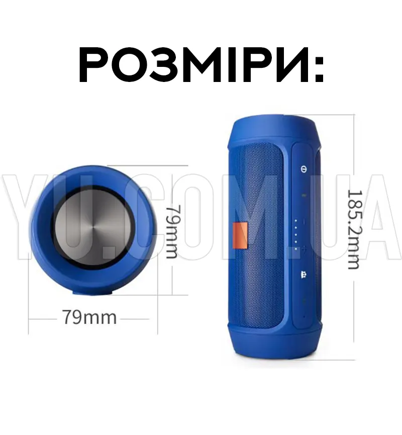 Мінідинамік Bluetooth Charge-2 J2 Plus Мінідинамік Bluetooth Charge-2 J2 Plus